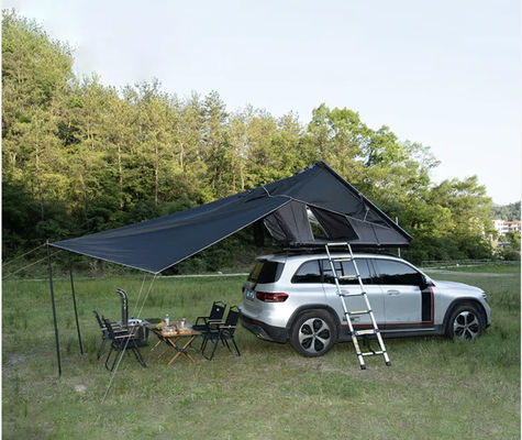 Aluminum Extended Tent Hardshell Rooftop Tent with Rain Fly